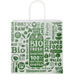 Sac en papier Kraft 120 g/m2avec poignées torsadées, 31 x 12 x 31 cm – Image 2