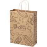 Sac en papier Kraft 120 g/m2avec poignées torsadées, 31 x 12 x 41 cm – Image 10