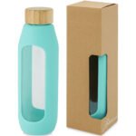 Bouteille Tidan de 600 ml en verre borosilicate avec grip en silicone – Image 9