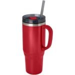 Mug isotherme Melbourne 1200 ml certifié RCS avec paille – Image 10