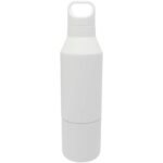 Bouteille isotherme Odessy de 600 ml en acier inoxydable recyclé RCS avec gobelet de 300 ml – Image 2