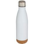 Bouteille d’eau Cove de 500 ml en acier inoxydable isolée sous vide et à double paroi avec détails en liège – Image 4