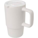 Mug Carter en céramique de 450 ml avec couvercle en plastique