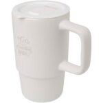 Mug Carter en céramique de 450 ml avec couvercle en plastique – Image 3