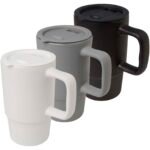 Mug Carter en céramique de 450 ml avec couvercle en plastique – Image 6