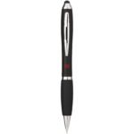 Stylo bille stylet coloré avec grip noir Nash (encre noire) – Image 4