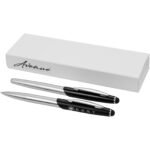 Kit avec Stylo bille stylet et stylo roller Geneva (encre bleue) – Image 3