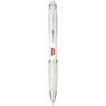 Stylo bille avec corps et grip colorés Nash (encre bleue) – Image 4