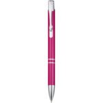 Stylo bille rétractable en aluminium Moneta (encre bleue) – Image 14