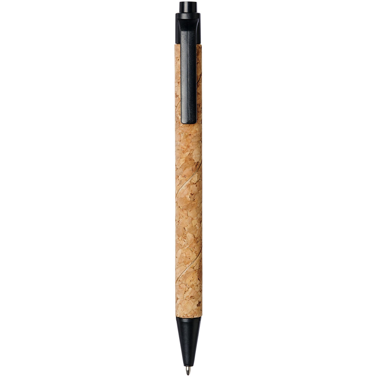 10738500-1 Stylo bille Midar en liège et paille de blé (encre noire) – Image 1