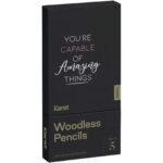 Ensemble de crayons graphite 5 pièces K’arst® 2B sans bois – Image 4