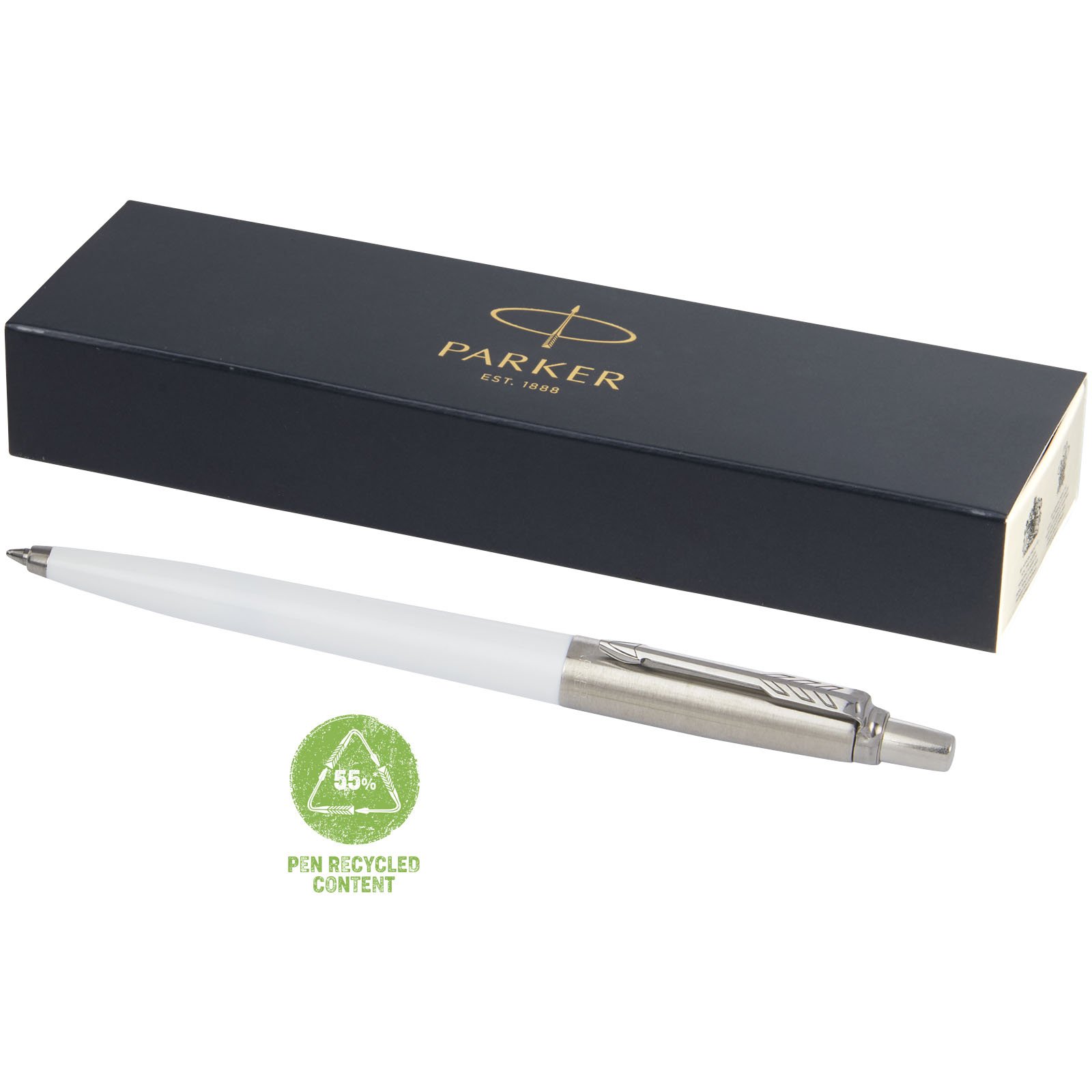 10786501-1 Stylo bille Parker Jotter recyclé (encre noire) – Image 1
