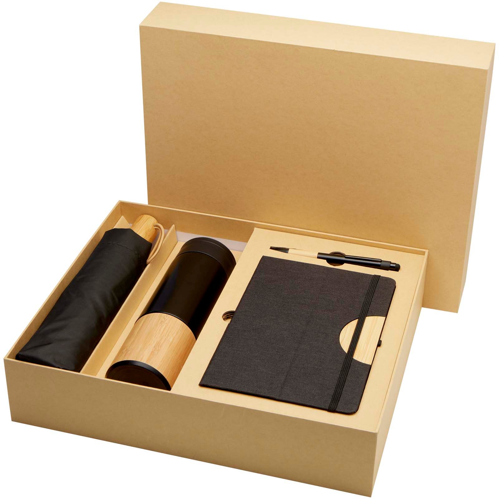 10791290-1 Coffret cadeau Carmen avec carnet à couverture rigide A5 et stylo bille (encre noire) – Image 1