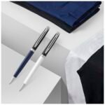Stylo roller Waterman Hemisphere avec habillage palladium (encre bleue) – Image 5