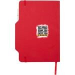 Carnet à couverture rigide Nexus A5 avec stylo et crayon (encre noire) – Image 3