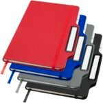 Carnet à couverture rigide Nexus A5 avec stylo et crayon (encre noire) – Image 9