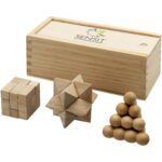 Casse-tête chinois Brainiac 3 pièces en bois – Image 2