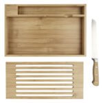 Planche à découper en bambou Pao avec couteau – Image 7