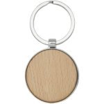 Porte-clés rond Moreno en bois de hêtre – Image 2