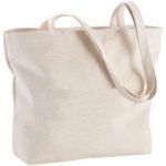 Sac shopping zippé coton 320 g/m² Ningbo 15L – Image 6