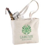 Sac shopping zippé coton 320 g/m² Ningbo 15L – Image 3