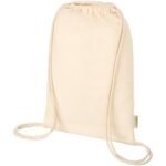 Orissa 100 g/m² Sac à dos en coton biologique avec cordon 5L