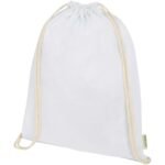 Sac à dos avec cordon en coton organique Orissa 140 g/m² 5L – Image 5