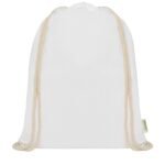 Sac à dos avec cordon en coton organique Orissa 140 g/m² 5L – Image 2