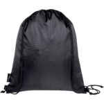 Sac pliable 7 L recyclé avec cordon de serrage Ash – Image 4