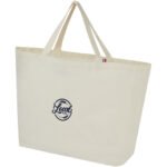 Sac shopping Cannes en tissu recyclé de 200 g/m2 10L – Image 3