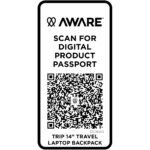 Sac à dos de voyage pour ordinateur portable Trip 14” Aware™ de 9 L en matériaux recyclés – Image 7