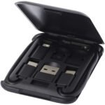 Câble de recharge modulaire en plastique recyclé Savvy avec support de téléphone – Image 10