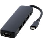 Adaptateur multimédia en plastique recyclé Loop RCS USB 2.0-3.0 avec port HDMI – Image 9