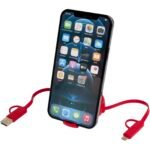 Câble rétractable 5 en 1 Alasia de 100 cm en plastique recyclé et aluminium pour la synchronisation des données et la charge rapide de 45 W – Image 7