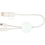 Câble 5 en 1 Citala en plastique recyclé de 30 cm pour la synchronisation des données et la charge rapide de 27 W – Image 2