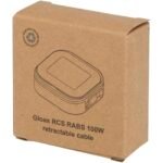 Câble rétractable 5 en 1 Gloas en matériaux recyclés pour synchronisation de données et charge rapide de 100 W avec kit d’outils pour smartphone – Image 5