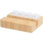 Support de téléphone Algol avec jouet fidget en plastique recyclé et détails en bambou – Image 5