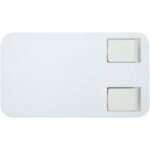 Support de téléphone Alhena pliable en plastique recyclé avec support de bureau en métal – Image 2