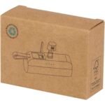 Batterie de secours Alnair Type-C de5 000 mAh et 10 W en plastique recyclé avec support de retournement intégré et câble 2 en 1 – Image 4