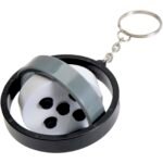 Porte-clés fidget gyroscope en plastique recyclé Spinx – Image 5