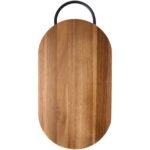 Planche à découper Prestige en acacia avec couteau à pain – Image 3