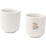 Tasses à expresso Male en céramique de 90 ml - set de 2 – Image 3