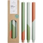 Bougies à rayures diagonales Originalhome Eden par lot de 3 – Image 6