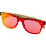 Lunettes de soleil Tan avec branches en bambou – Image 4