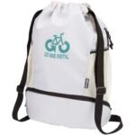Sac de sport Nomad à cordon en matériaux recyclés certifiés GRS avec compartiment inférieur de 18 L – Image 3