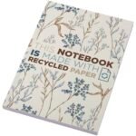 Cahier Novella Austen A5 recyclé à couverture souple de 100 feuilles