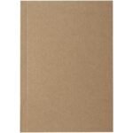 Carnet A6 à couverture souple recyclée en kraft Novella Austen avec 100 feuilles – Image 2