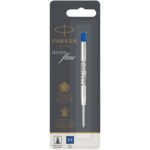 Cartouche pour stylo bille Quinkflow Parker (encre bleue)