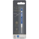 Cartouche pour stylo bille écriture Gel Parker (encre bleue)