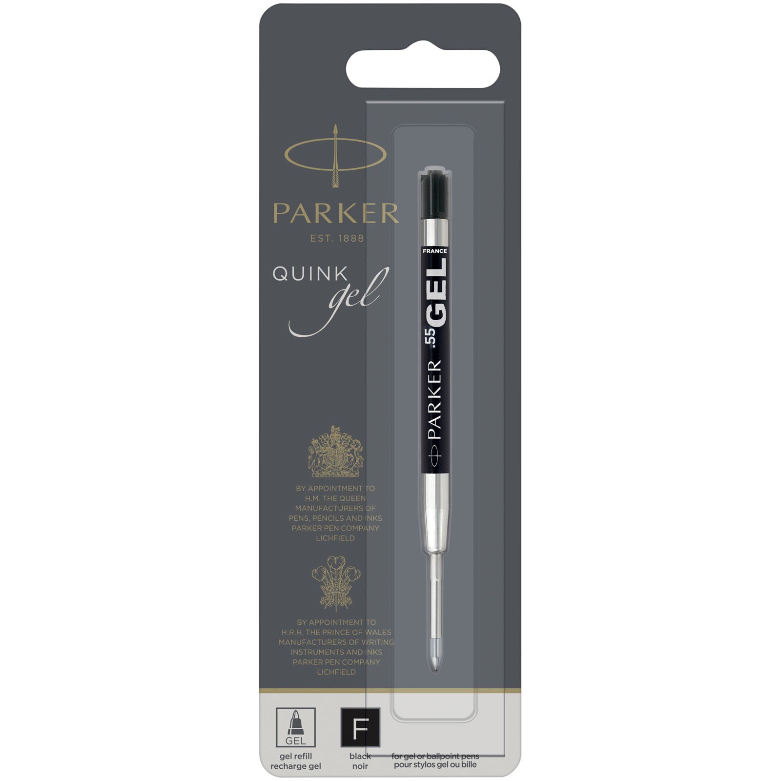 42000481-1 Cartouche pour stylo bille écriture Gel Parker (encre noire) – Image 1